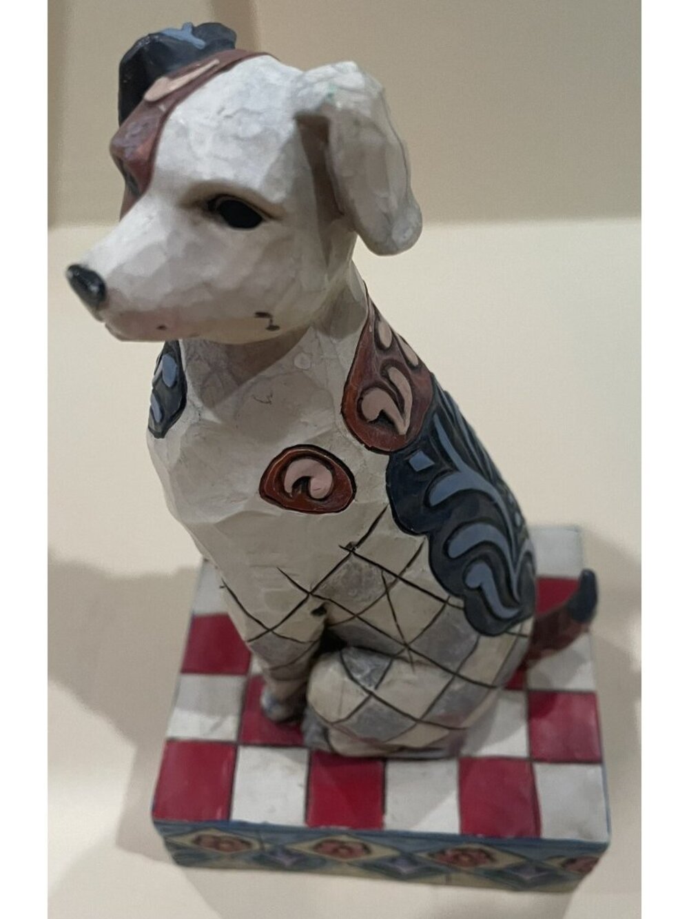 Jim Shore Heartwood Creek TERRY Terrier Statue Dog Figure 2005 Enesco 4004852
